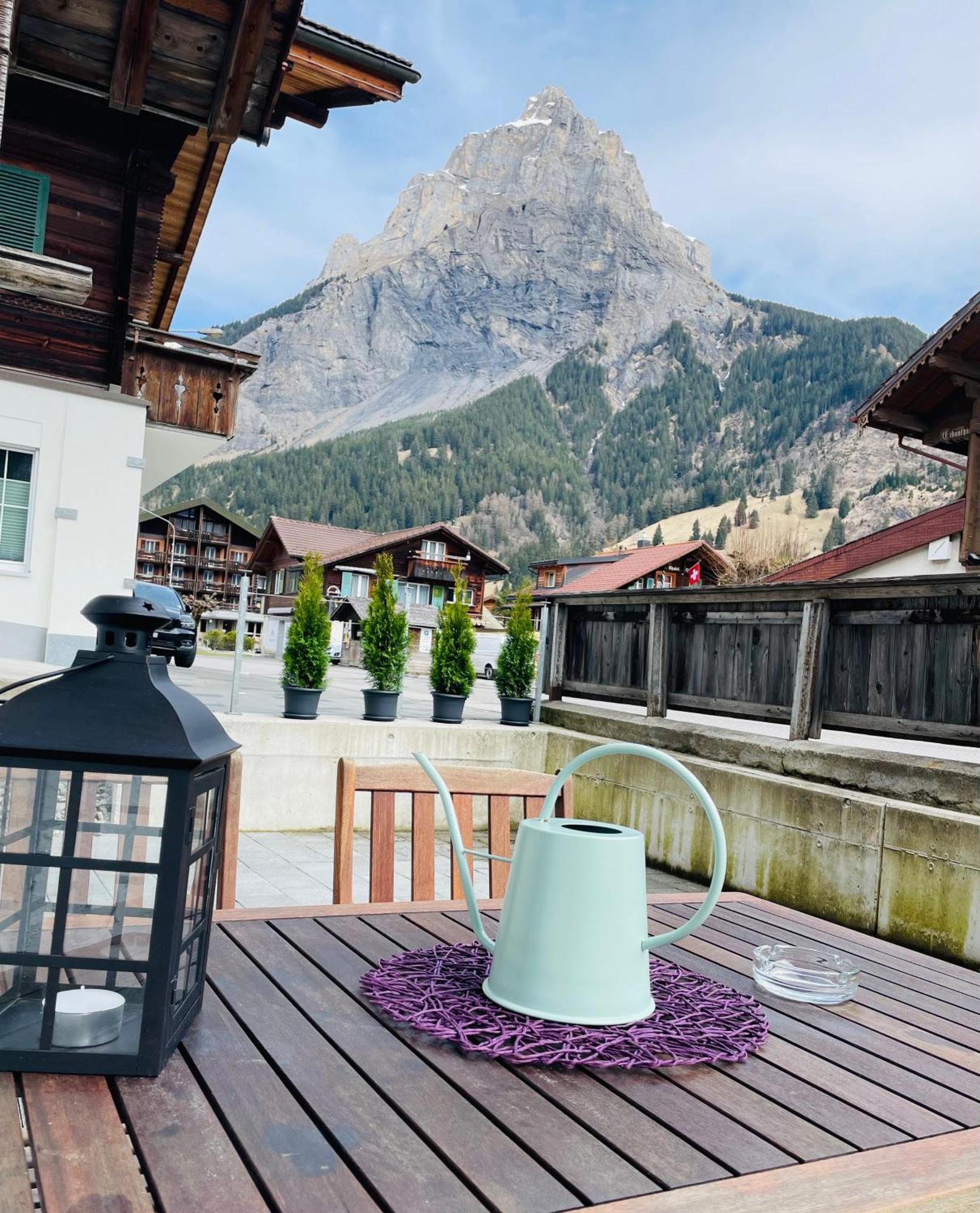 Charming, Well-Equipped Alpine Apartment Kandersteg Kültér fotó