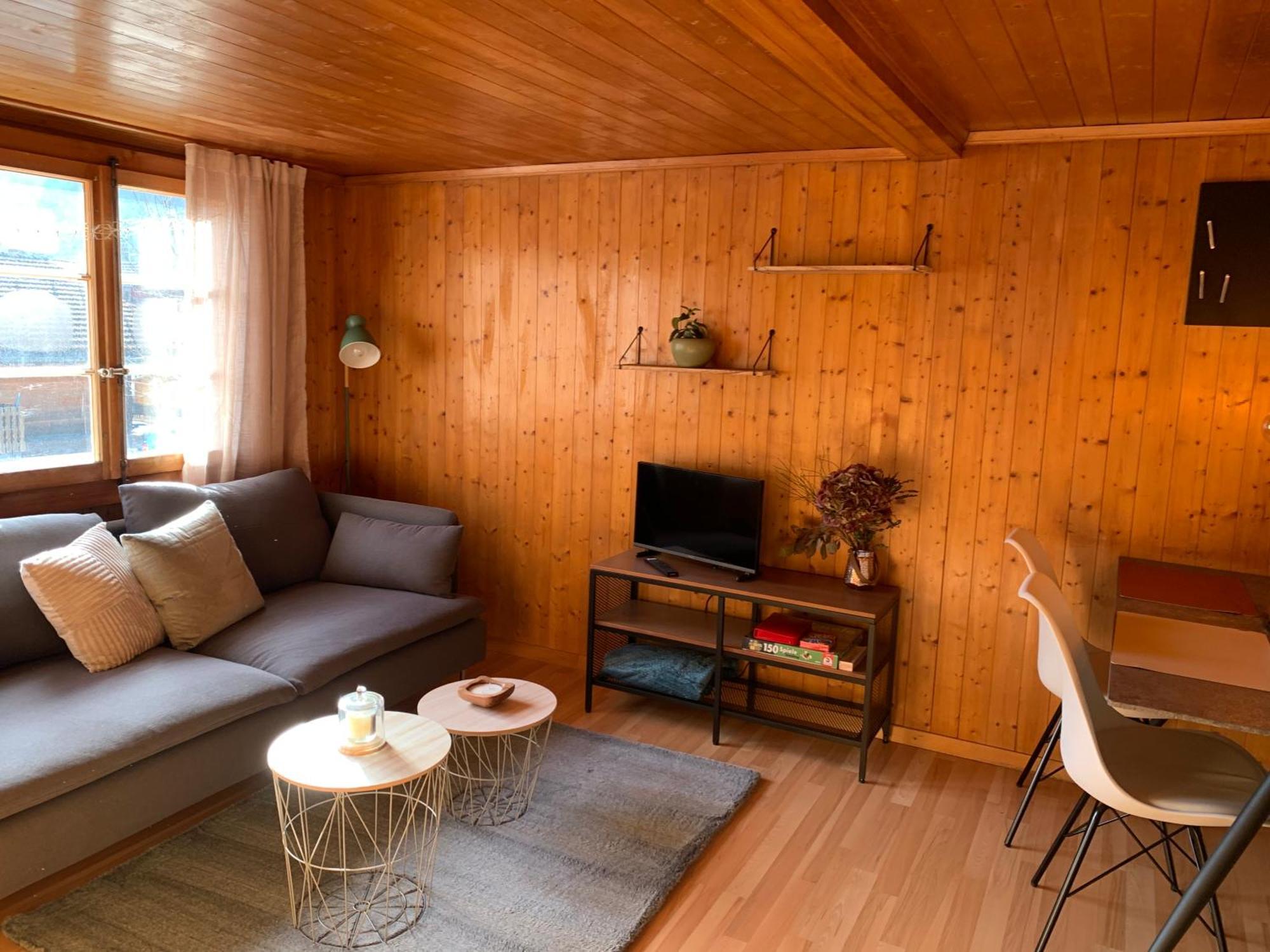 Charming, Well-Equipped Alpine Apartment Kandersteg Kültér fotó