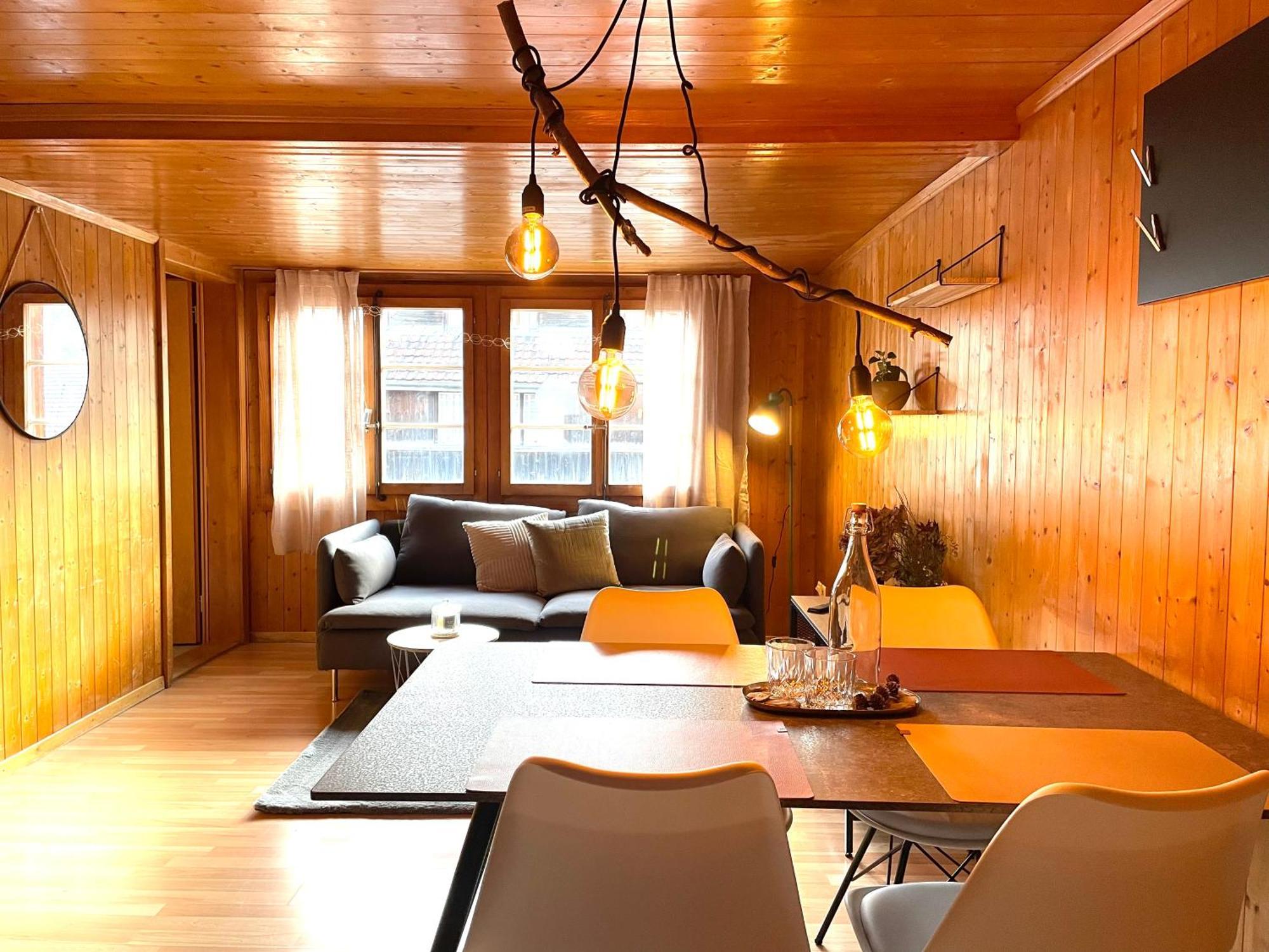 Charming, Well-Equipped Alpine Apartment Kandersteg Kültér fotó