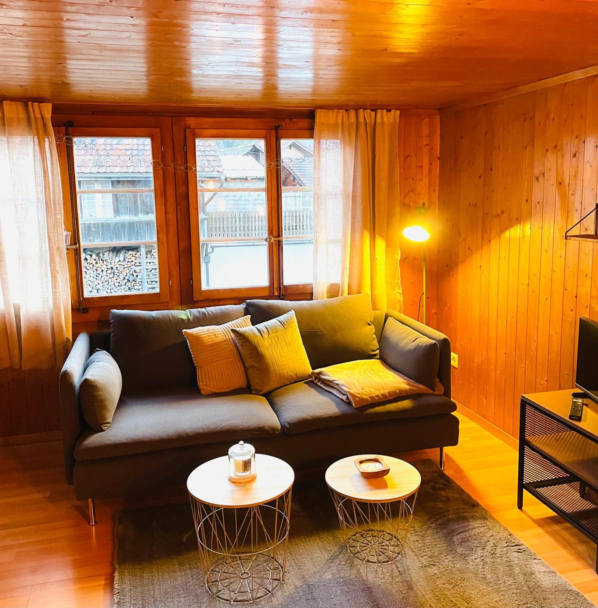 Charming, Well-Equipped Alpine Apartment Kandersteg Kültér fotó